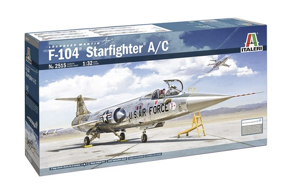 Byggmodell flygplan - F-104 A/C Starfighter - 1:32 - Italieri