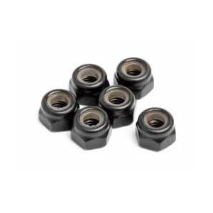 RC Radiostyrt Nylon Nut M3 - 02102