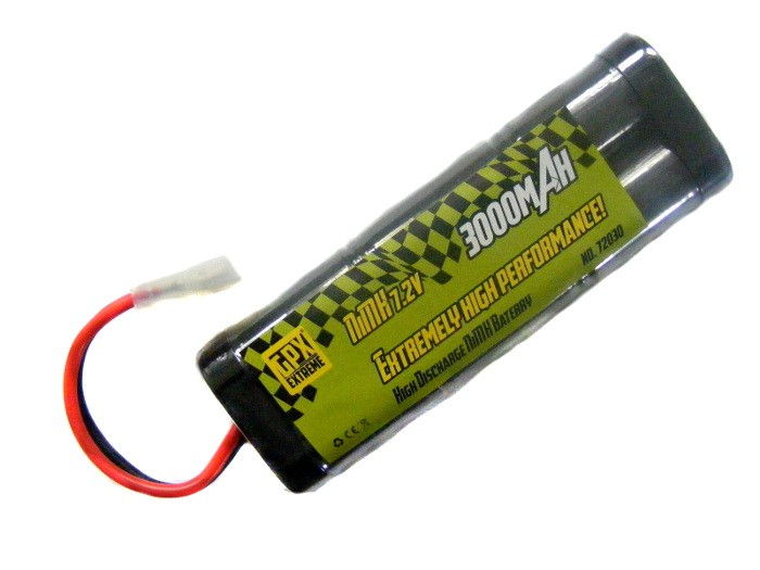 RC Radiostyrt Batteri - 7,2V 3000mAh NiMH - GPX