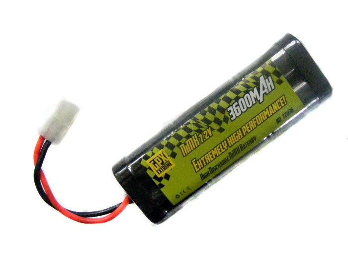 RC Radiostyrt Batteri - 7,2V 3600mAh NiMH - GPX