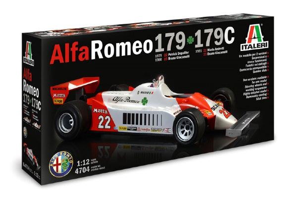 RC Radiostyrt Byggmodell bil - Alfa Romeo 179 F1 - 1:12 - Italieri
