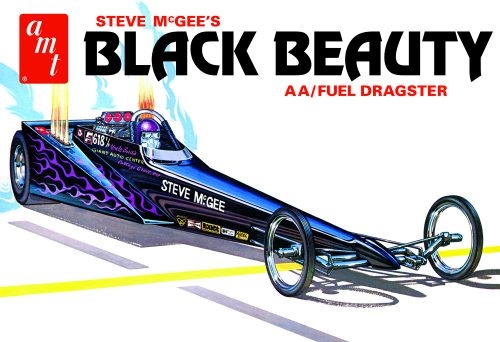 RC Radiostyrt Byggmodell bil - Steve McGee Black Beauty Wedge Dragster - 1:25 - AMT