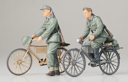 RC Radiostyrt Tyska soldater med cyklar - 1:35 - Tamiya