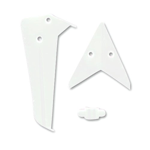 Tail decoration white - S5-02A
