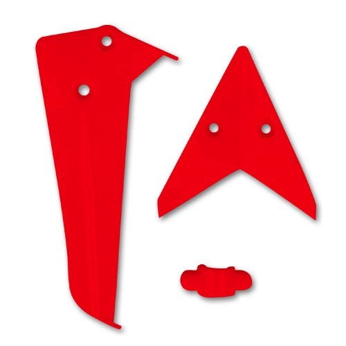 RC Radiostyrt Tail decoration red - S5-02B