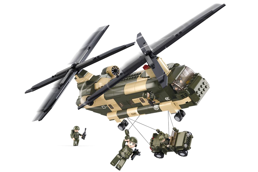 RC Radiostyrt Transport helicopter - B0508