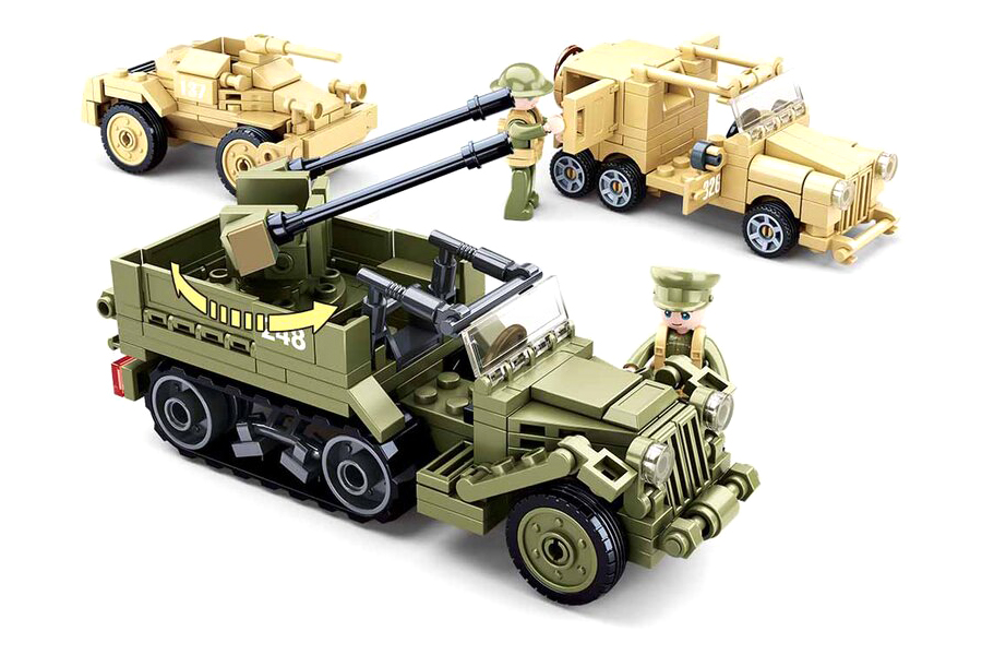 RC Radiostyrt Battle units - B0812