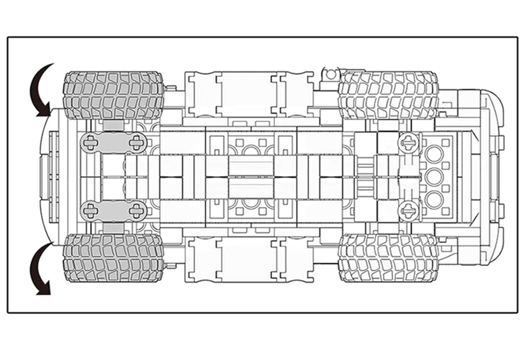 Blue Heavy Truck - B0813 - Sluban