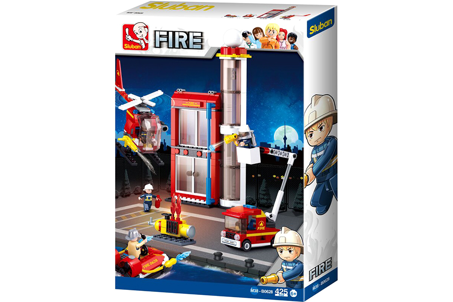 Fire Station Small - B0628 - Sluban
