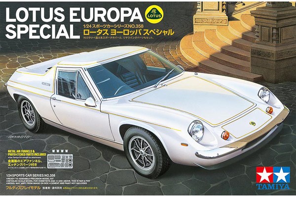 Byggmodell bil - Lotus Europa Special - 1:24 - Tamiya