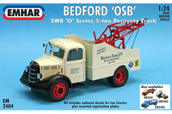 Bild p� Byggmodell lastbil -  Bedford Swb Recovery Truck - 1:24 - Emhar