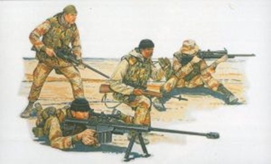 RC Radiostyrt Byggmodell gubbar - U.S. Sniper Team 1:35 Dragon