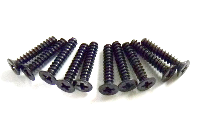 RC Radiostyrt 3*16 Flat Head Screws 10p - 02180