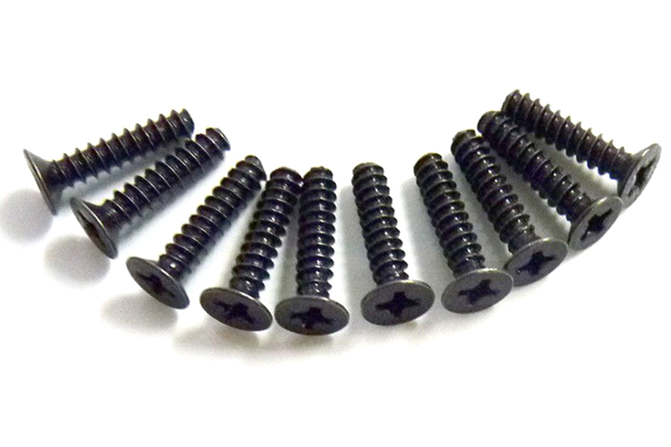 RC Radiostyrt 3*14 Flat Head Screws 10p - 02179