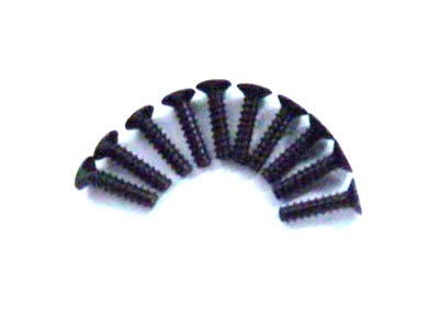 RC Radiostyrt 3*12 Flat Head Screws 10p - 02178