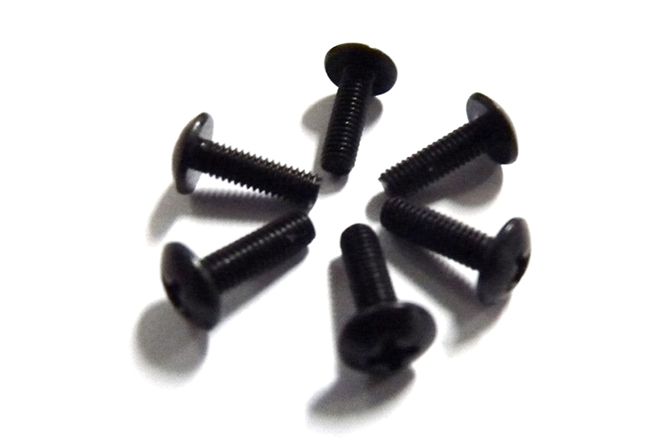 RC Radiostyrt 3*12 Cap Head Screws 6p - 02176