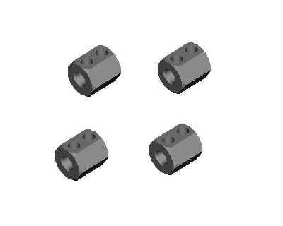 Bild p� Wheel Hex 4pcs - 08065