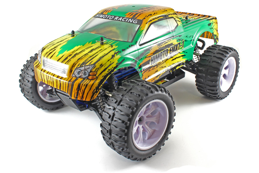 Radiostyrda bilar - 1:10 - EMXT-1 Green tiger - 4WD - 2,4Ghz - RTR