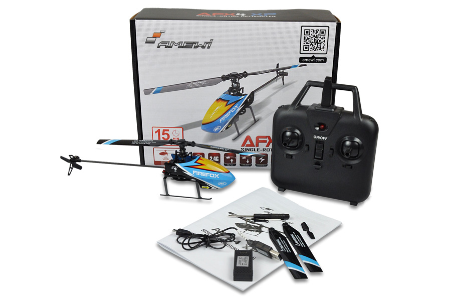 Radiostyrd helikopter - AFX4 XP - 2,4Ghz - 6G - 4ch - RTF