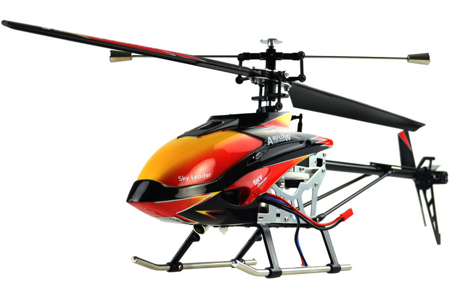 Demo - Radiostyrd helikopter - Buzzard Pro XL BL - 2,4Ghz Gyro - 4ch - RTF