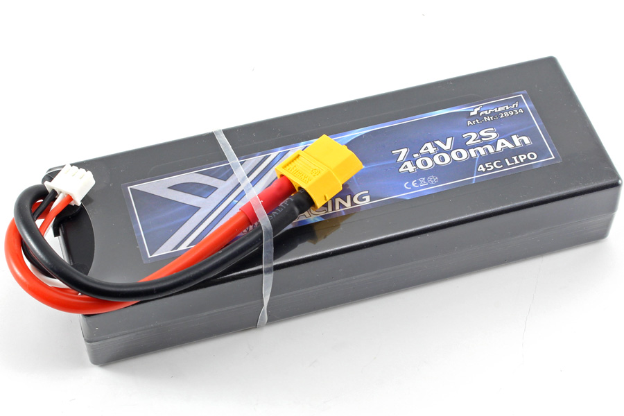 RC Radiostyrt Batteri - 7,4V 4000mAh LiPo 45C XT60