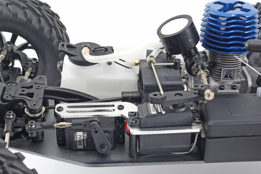 Metanol bil - 1:9 - Sword 3X Nitro N1 Blue - 4WD - 2,4Ghz - RTR