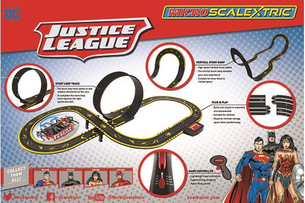 Scalextric bilbana - Micro Justice League
