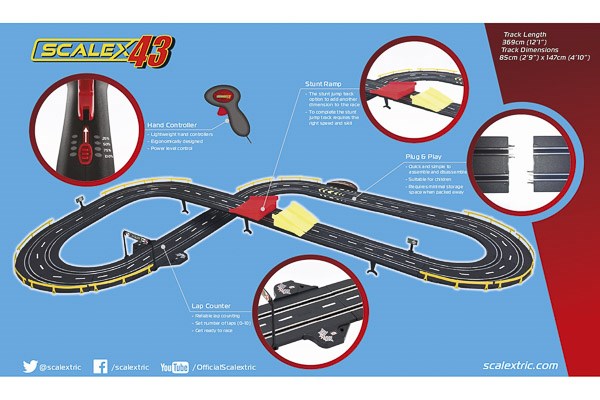 Scalextric bilbana - Scalex43 Flying Leap Set