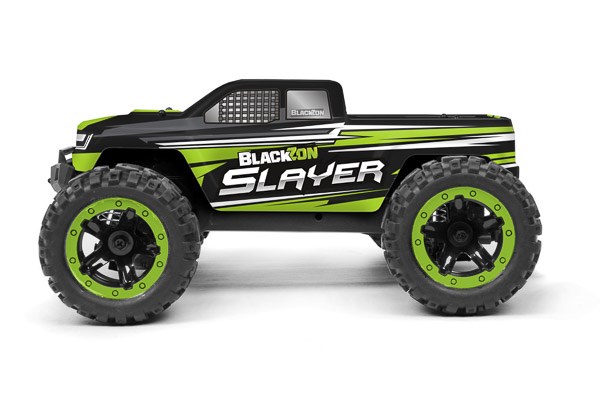 Radiostyrd bil - Slayer MT 4WD Green - 1:16 - 2,4Ghz - RTR