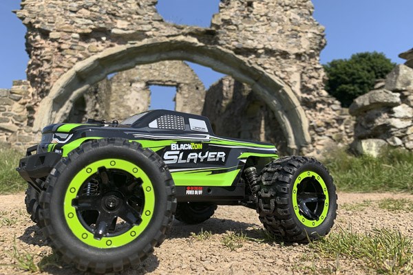 Radiostyrd bil - Slayer MT 4WD Green - 1:16 - 2,4Ghz - RTR