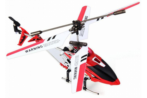 Radiostyrd helikopter - Syma S107G Röd - 3,5ch - RTF