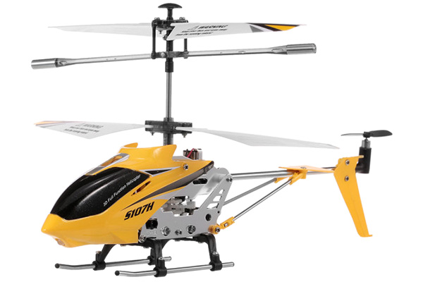 Radiostyrd helikopter - Syma Phantom S107H Gul - 2,4Ghz - 3,5ch - RTF