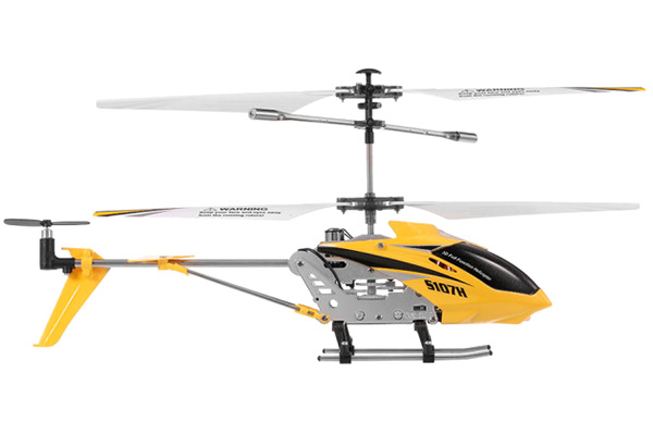 Radiostyrd helikopter - Syma Phantom S107H Gul - 2,4Ghz - 3,5ch - RTF