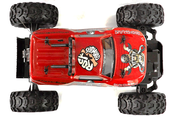 Radiostyrda bilar - 1:12 - N.Q.D Rock Crawler 4WD Röd - RTR