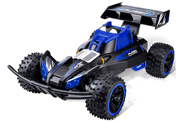 Radiostyrda bilar - 1:16 - Flash Blue 2WD - 2,4Ghz - RTR