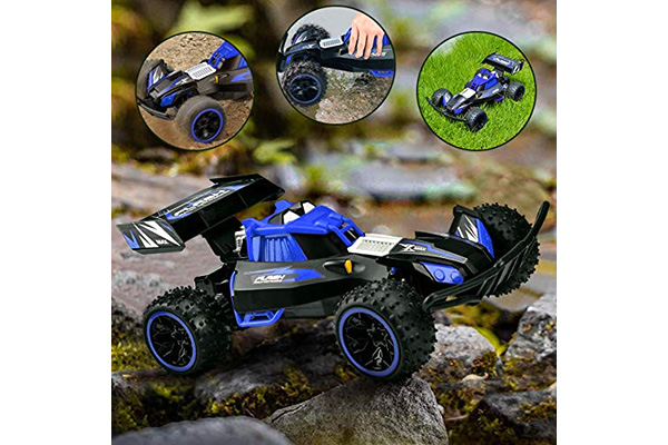 Radiostyrda bilar - 1:16 - Flash Blue 2WD - 2,4Ghz - RTR