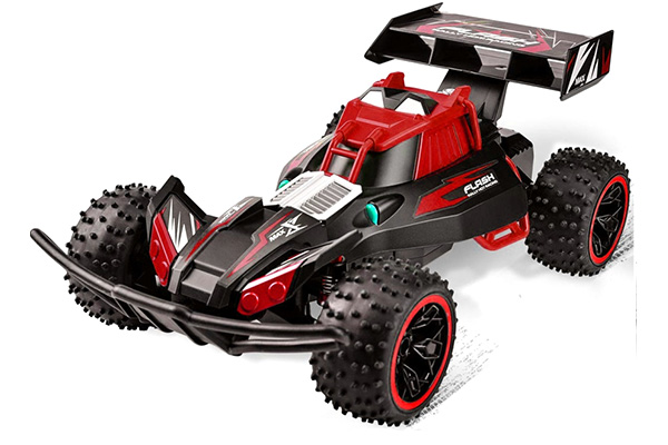 Radiostyrda bilar - 1:16 - Flash Red 2WD - 2,4Ghz - RTR