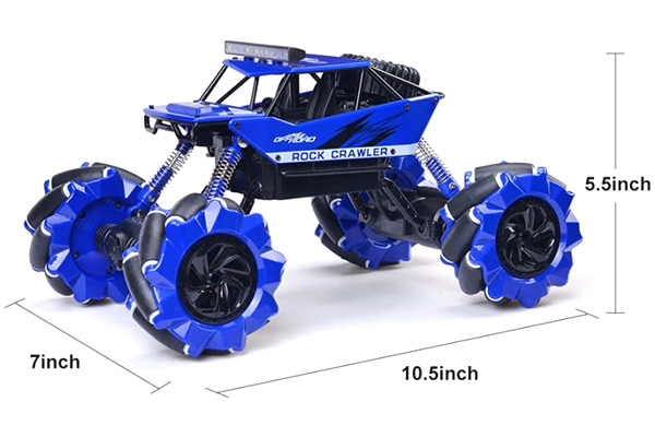 Radiostyrd bil - 1:16 - Drift Climber 4WD Blue - 2,4Ghz - RTR