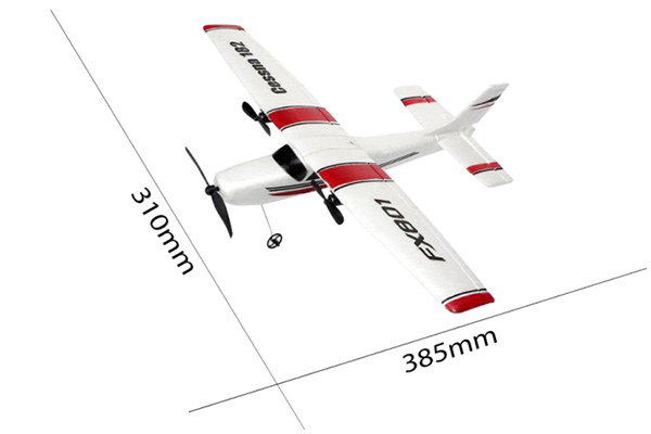 Radiostyrt flygplan - Mini Cessna 182 - 2,4Ghz - TCP - RTF