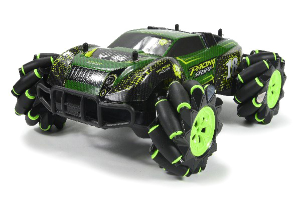 Radiostyrd bil - 1:16 - Stunt Roller 4WD Green - 2,4Ghz - RTR