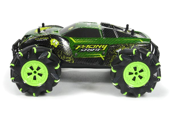 Radiostyrd bil - 1:16 - Stunt Roller 4WD Green - 2,4Ghz - RTR