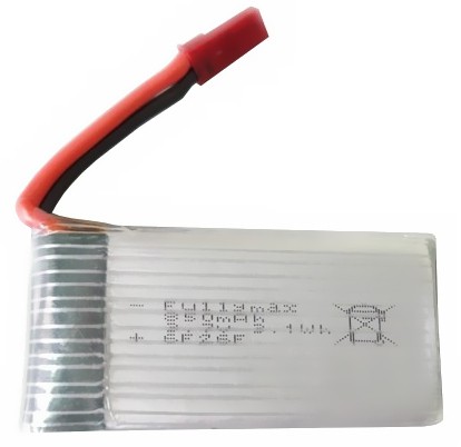 RC Radiostyrt Batteri - 3,7V 850mAh LiPo - JST Syma X54H