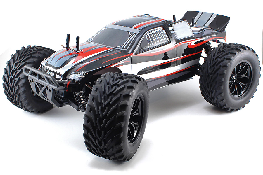 Metanol bil - 1:10 - Blade SS Nitro Black - 4WD - 2,4Ghz - RTR