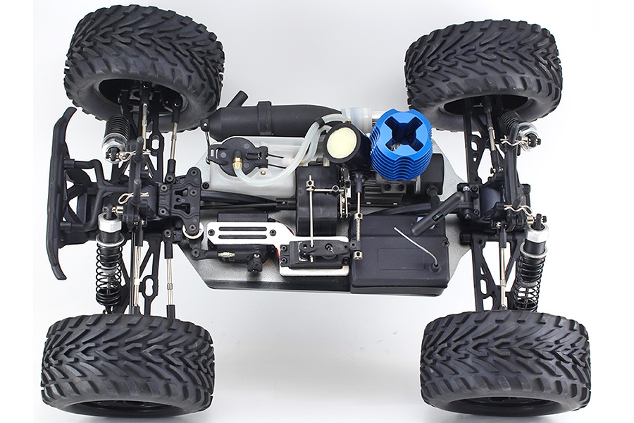 Metanol bil - 1:10 - Blade SS Nitro Black - 4WD - 2,4Ghz - RTR