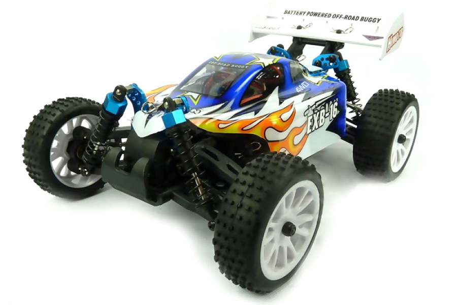 Radiostyrda bilar - 1:16 - Himoto Exb-16 4wd - Flame - 2,4Ghz - RTR