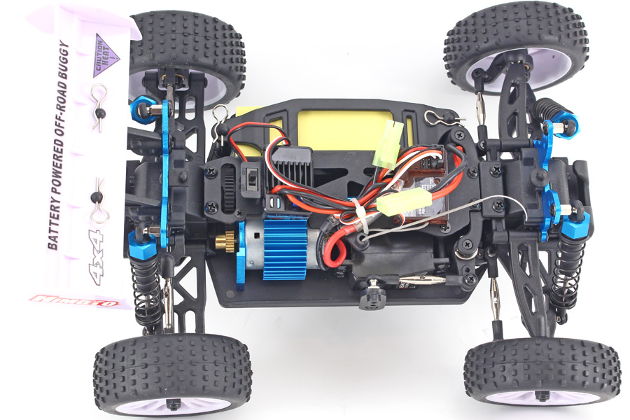 Radiostyrda bilar - 1:16 - Himoto Exb-16 4wd - Flame - 2,4Ghz - RTR