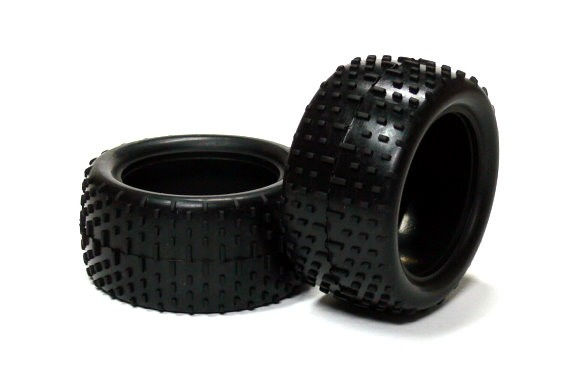 RC Radiostyrt Grooved tyres 2pcs - 83704