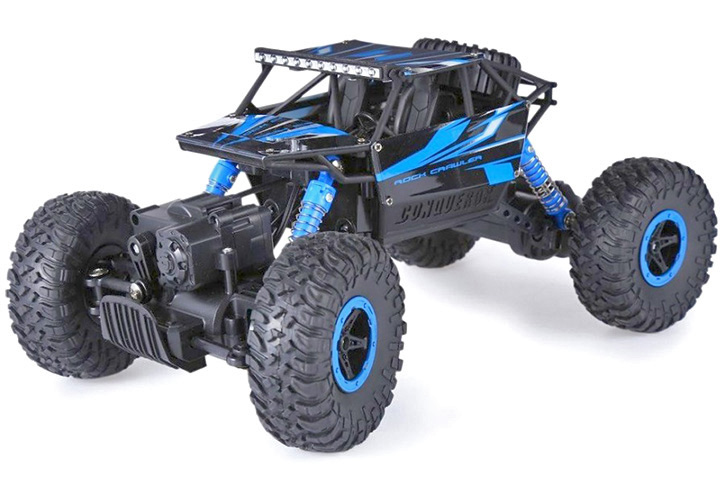 Radiostyrda bilar - 1:18 - Crawler Rock Through Blue - 2,4Ghz - RTR