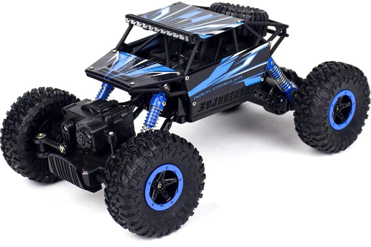 Radiostyrda bilar - 1:18 - Crawler Rock Through Blue - 2,4Ghz - RTR