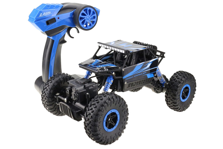 Radiostyrda bilar - 1:18 - Crawler Rock Through Blue - 2,4Ghz - RTR